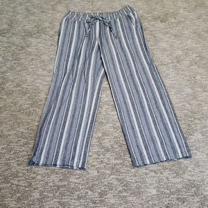Cotton denim inspired crop pants